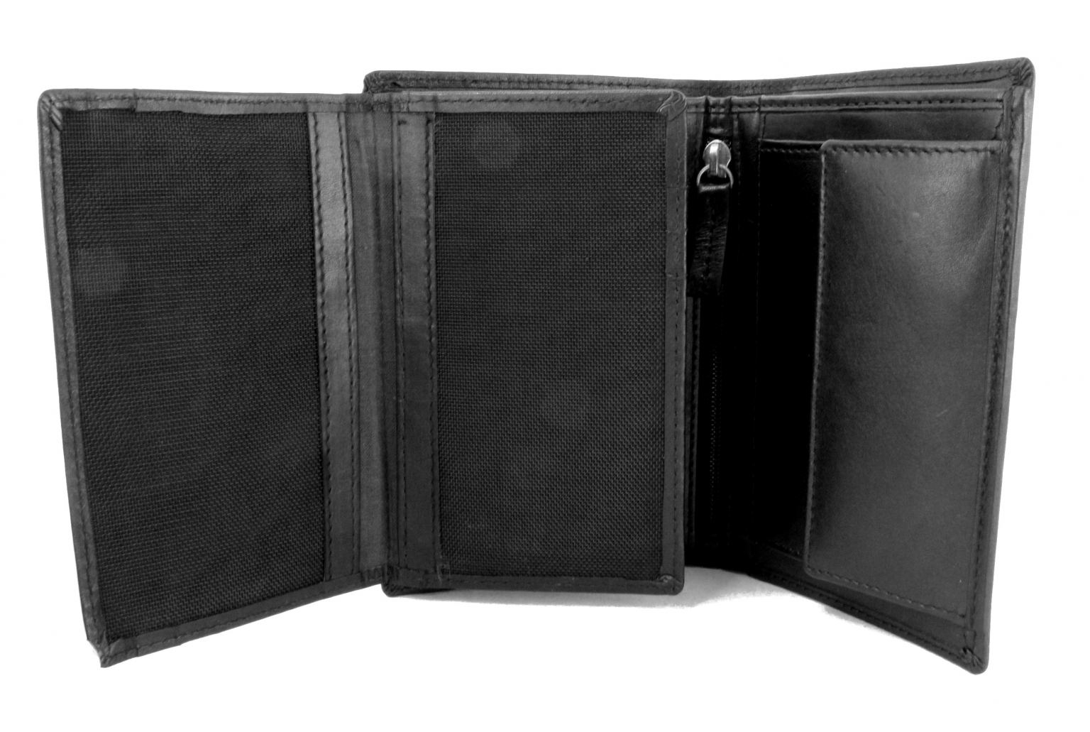 Marc OPolo Geldtasche Hochformat Leder schwarz