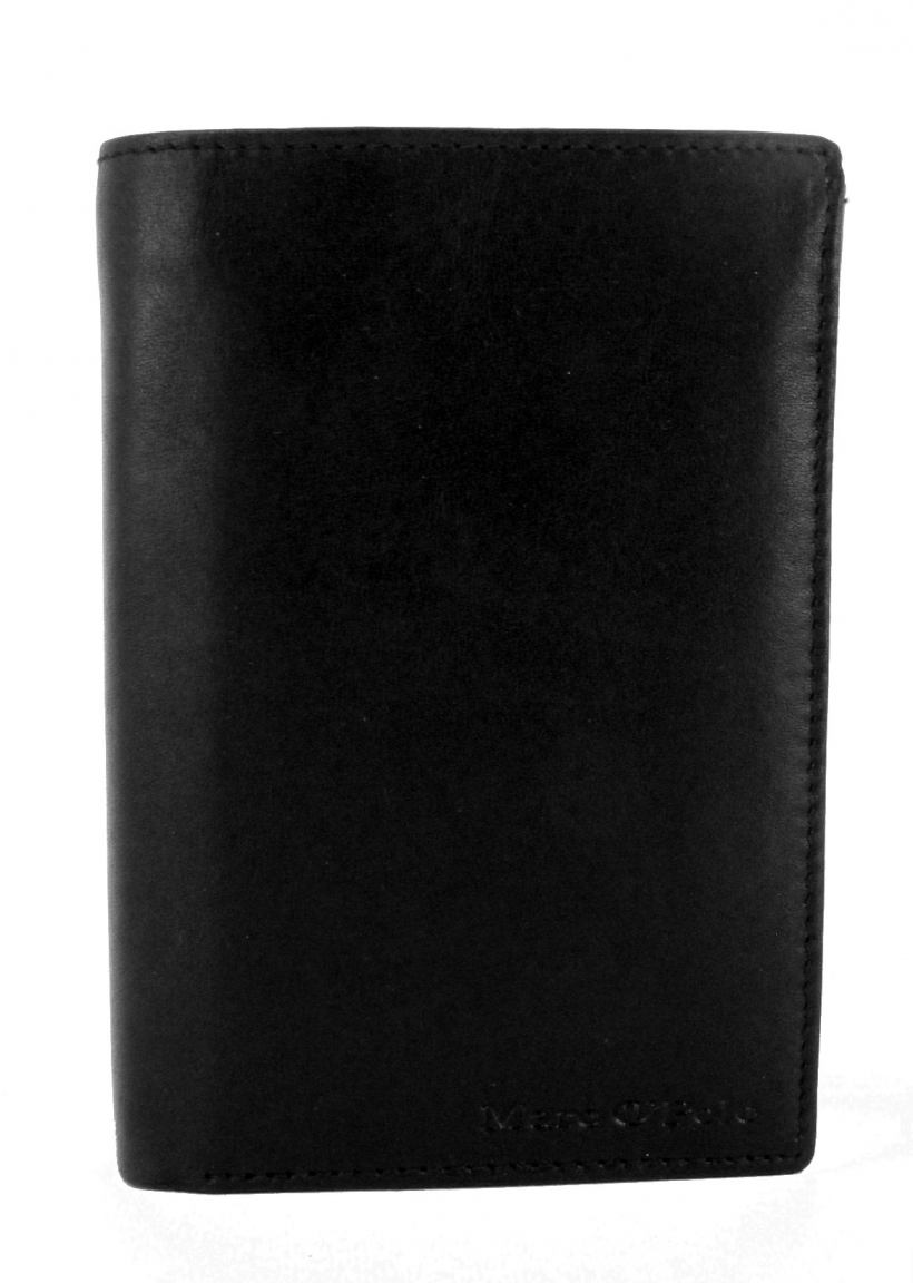 Marc OPolo Geldtasche Hochformat Leder schwarz