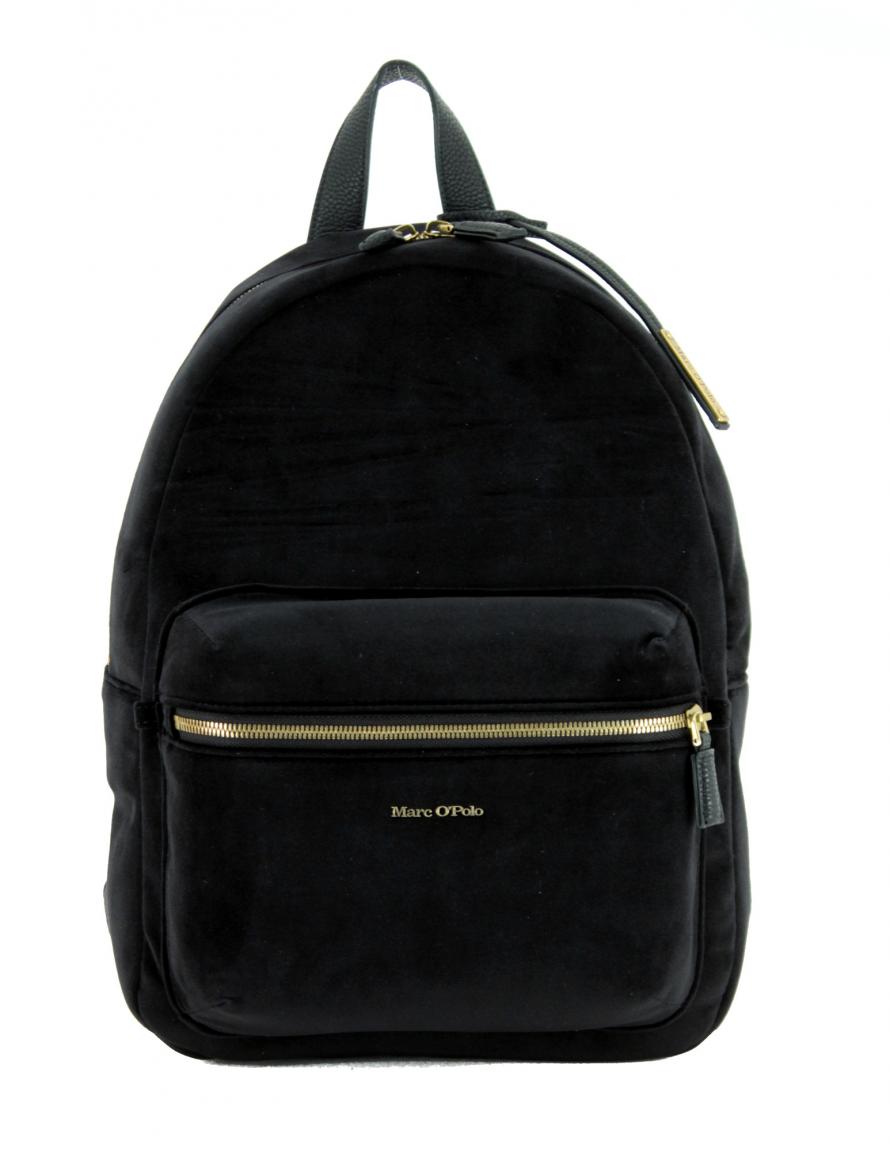 Marc OPolo Samtrucksack Lucia True Navy dunkelblau gepolstert