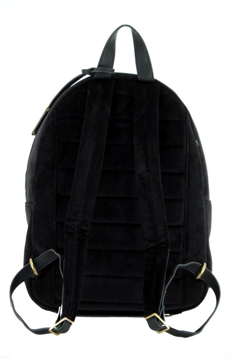 Marc OPolo Samtrucksack Lucia True Navy dunkelblau gepolstert