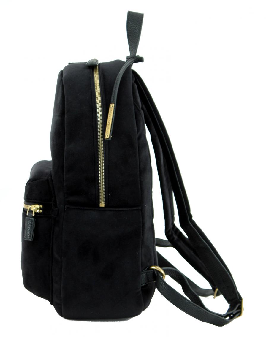 Marc OPolo Samtrucksack Lucia True Navy dunkelblau gepolstert
