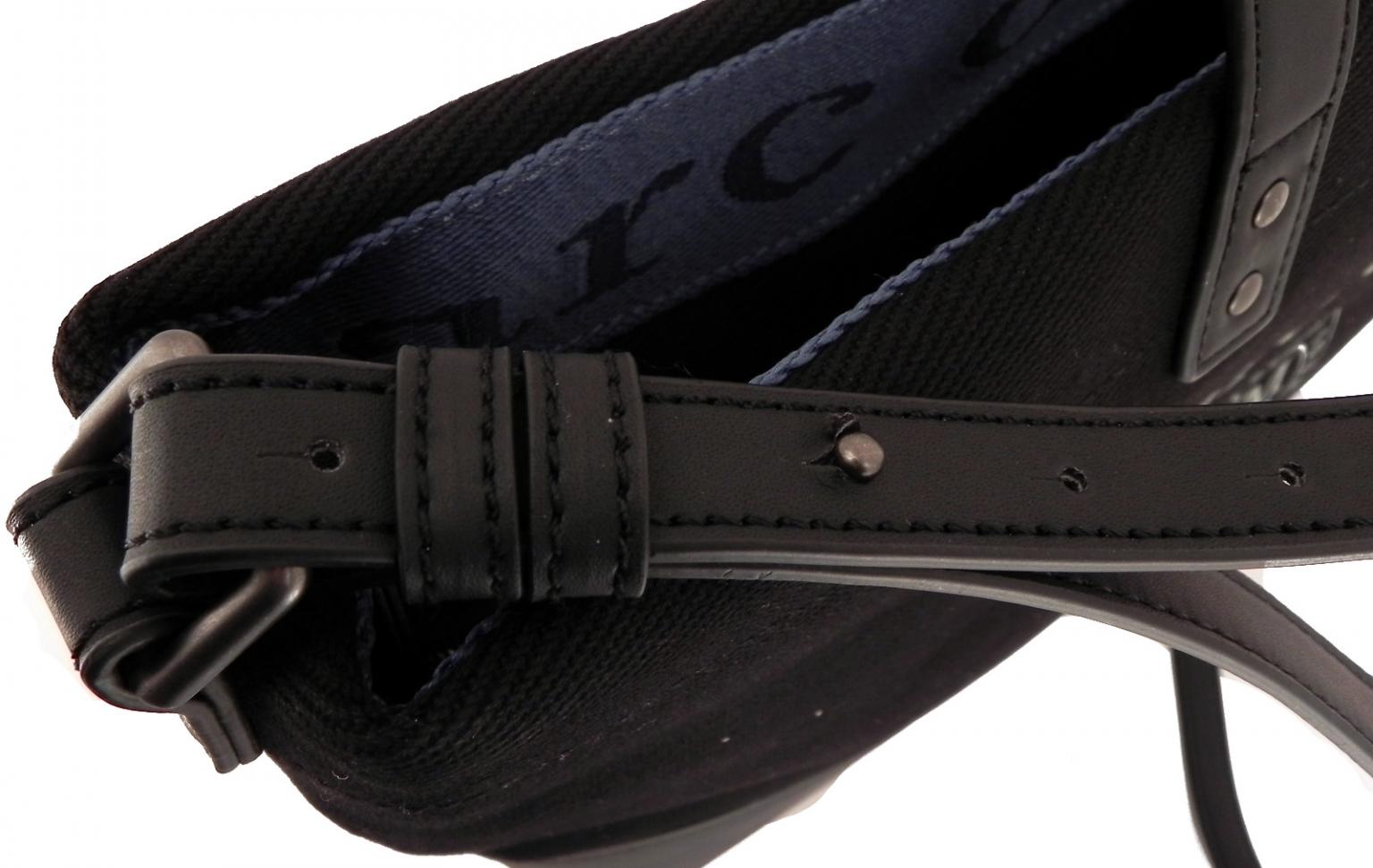 Marc OPolo Shoppertasche Stoff Canvas Aufdruck Black
