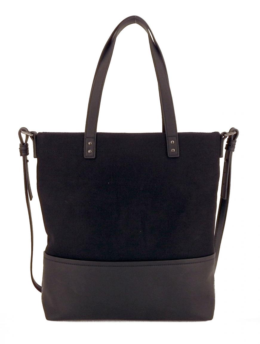 Marc OPolo Shoppertasche Stoff Canvas Black Schwarz