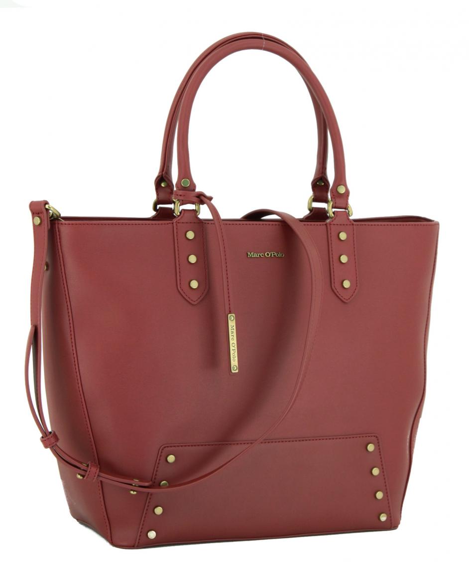 Marc OPolo Stella Tote Bag Shopper chili red rot Nieten