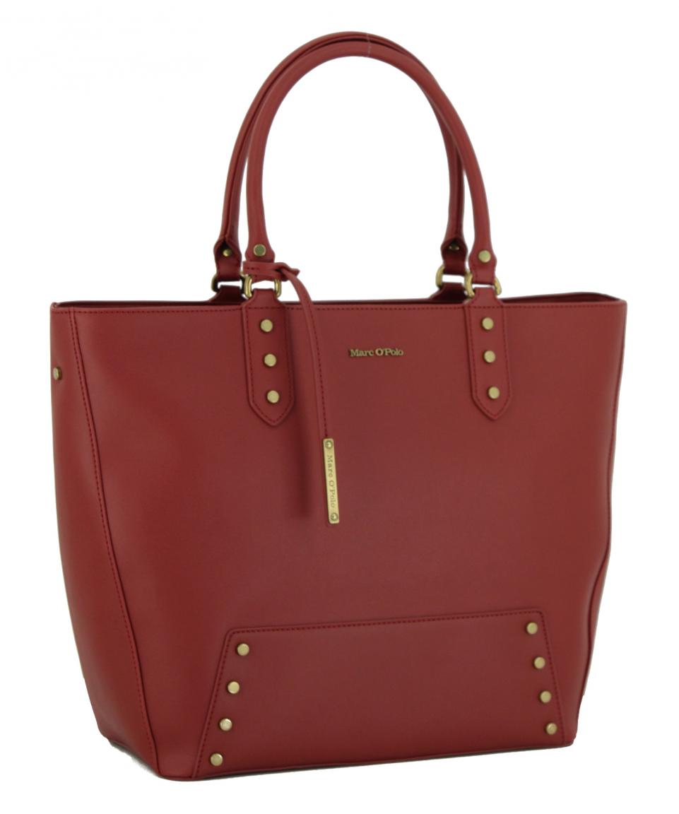 Marc OPolo Stella Tote Bag Shopper chili red rot Nieten
