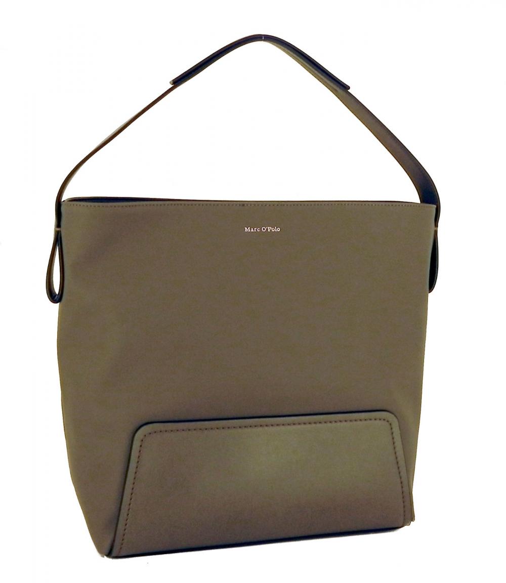 Marc OPolo Tasche Schulterriemen schräg strukturiert grey