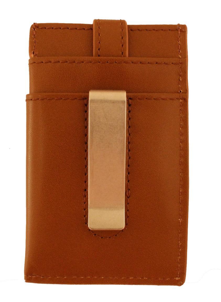 Marc oPolo Geldspange Kartenetui Leder cognac braun