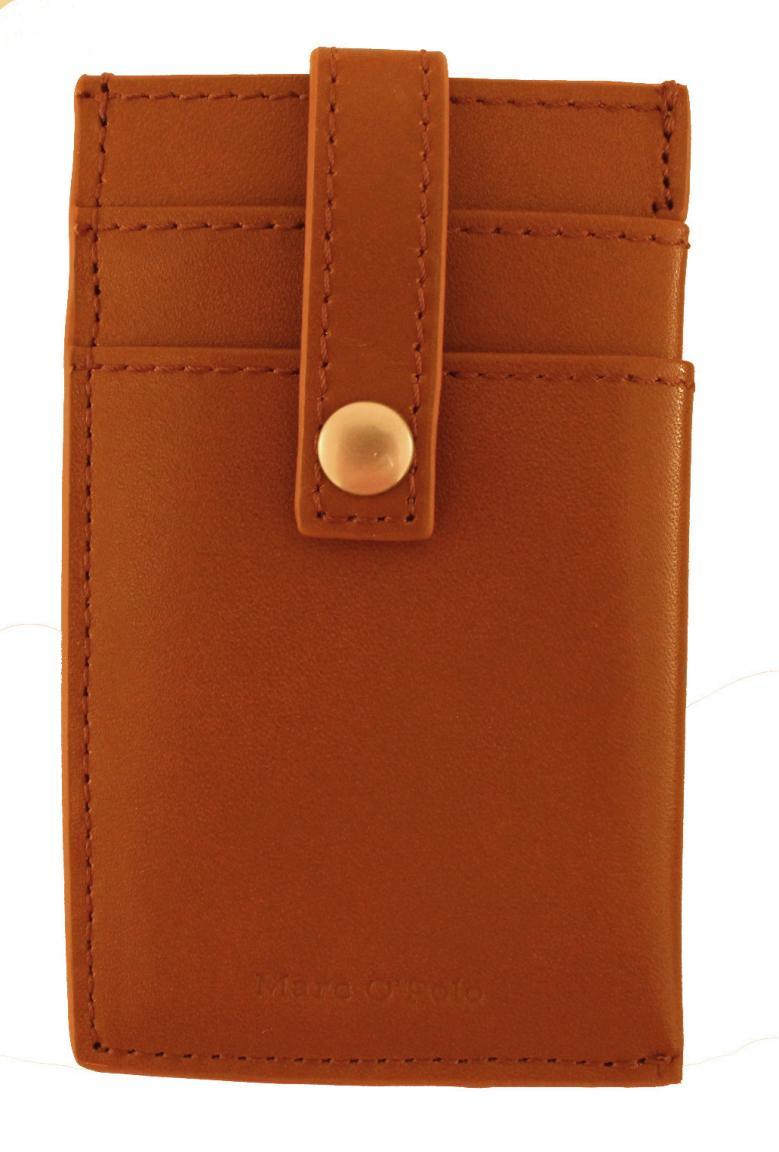 Marc oPolo Geldspange Kartenetui Leder cognac braun