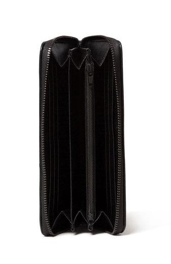 Martini Geldtasche Desigual Zip Around Negro Nieten Stickerei