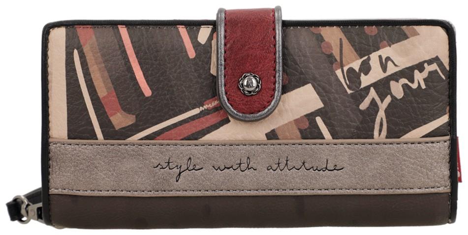 Medium Damenbörse mit Riegel Anekke Mademoiselle Eco Friendly