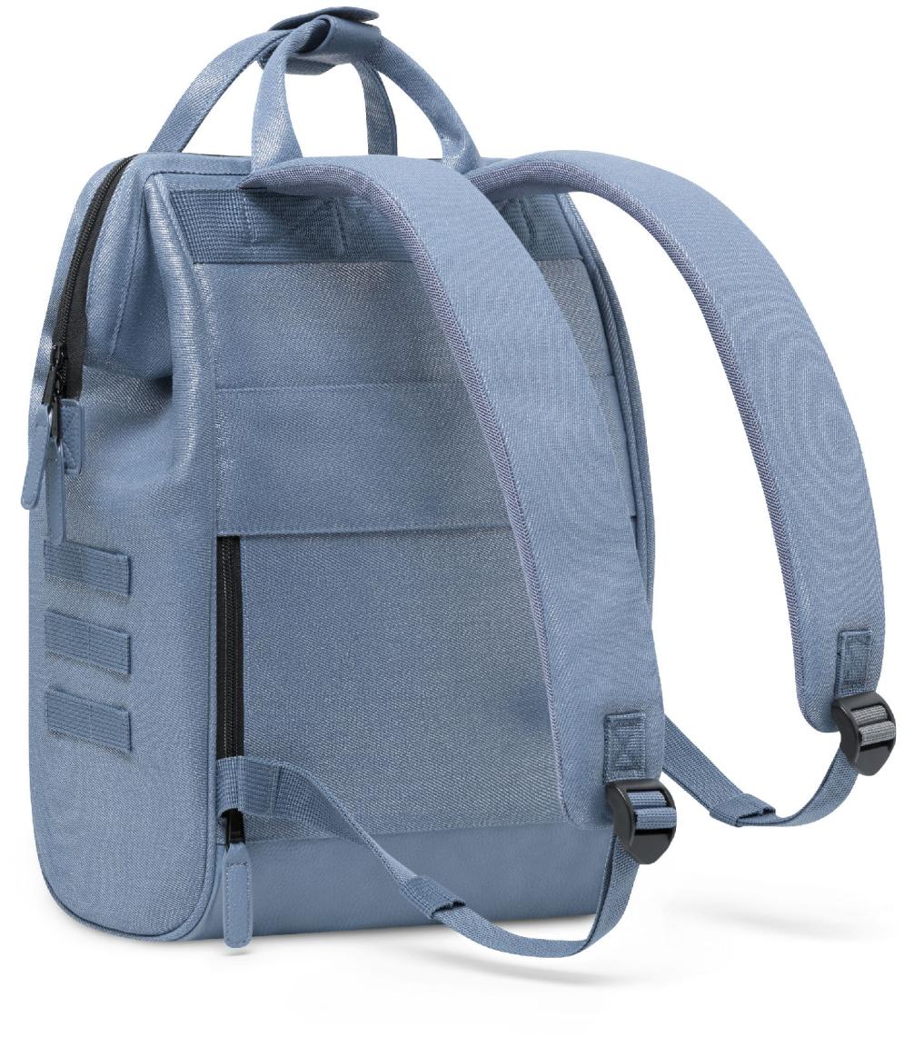 Medium Outdoorrucksack Cabaia Adventurer blau Davos schimmernd Molle