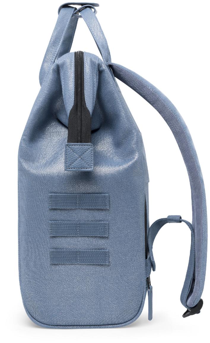 Medium Outdoorrucksack Cabaia Adventurer blau Davos schimmernd Molle