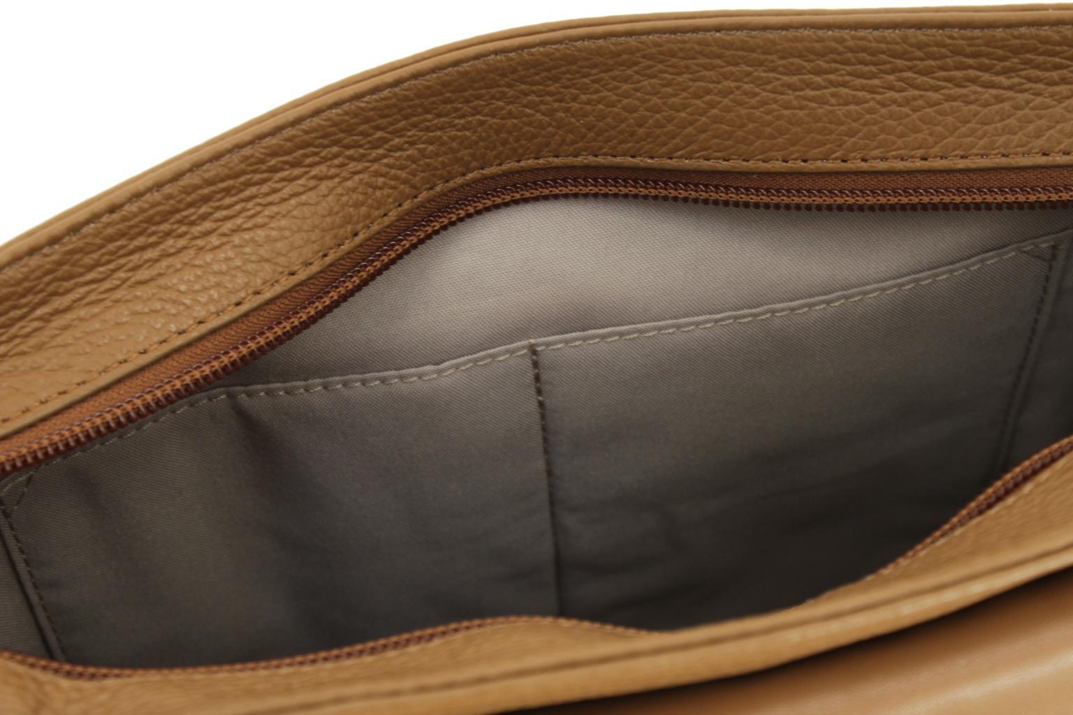 Messenger Bag Mandarina Duck Mellow Leather Indian Tan braun Umhängetasche