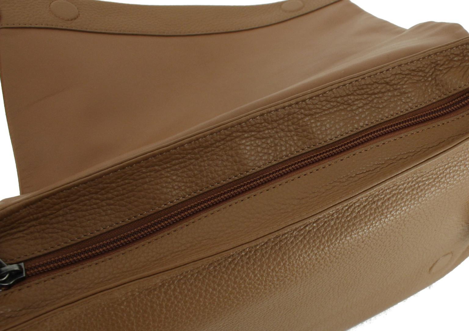 Messenger Bag Mandarina Duck Mellow Leather Indian Tan braun Umhängetasche