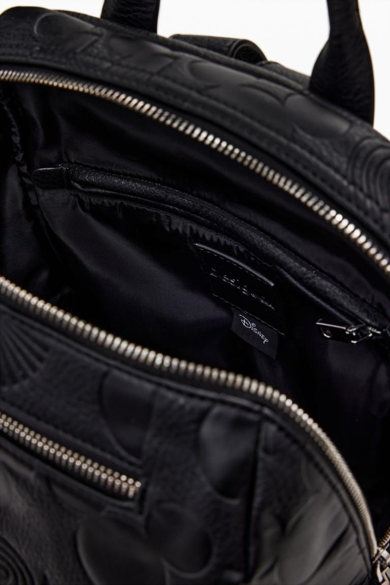 Mickey Maus Desigual Damenrucksack schwarz Chester Negro Prägung