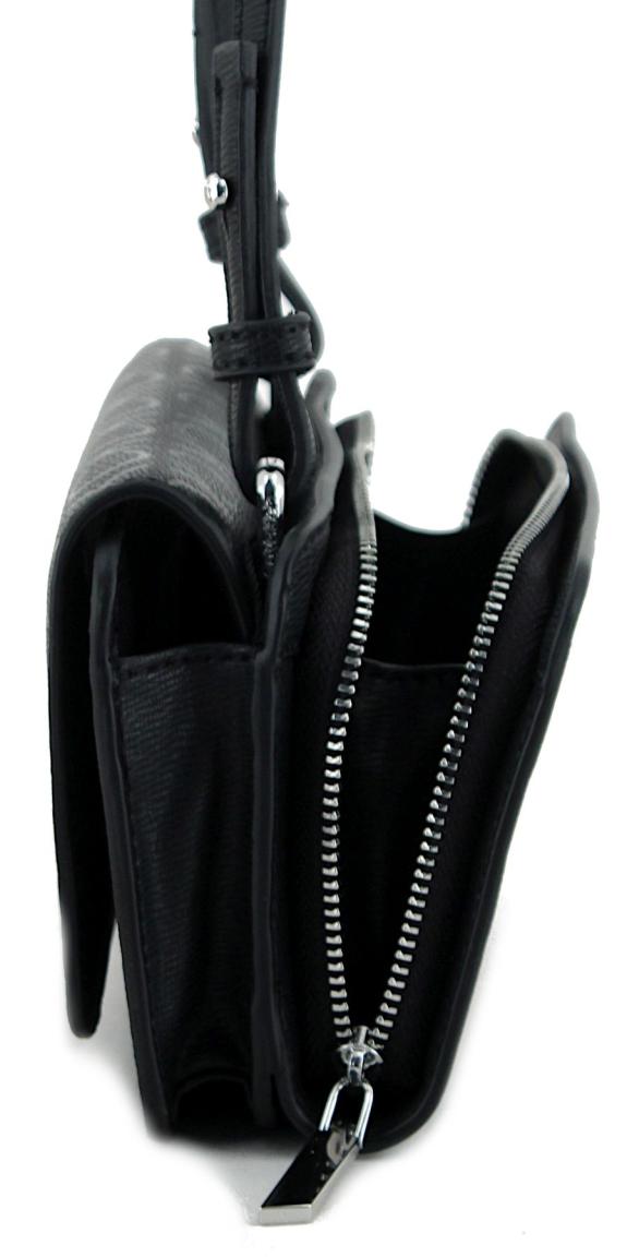 Microbag schwarz mit Calvin Klein Monogram Mini Bag Epi Must