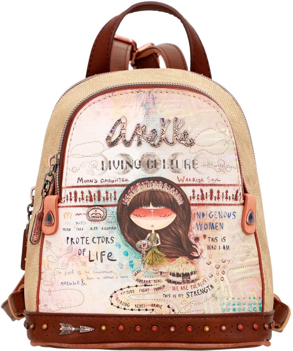 Mini Backpack Anekke Menire indigenes Mädchen Print