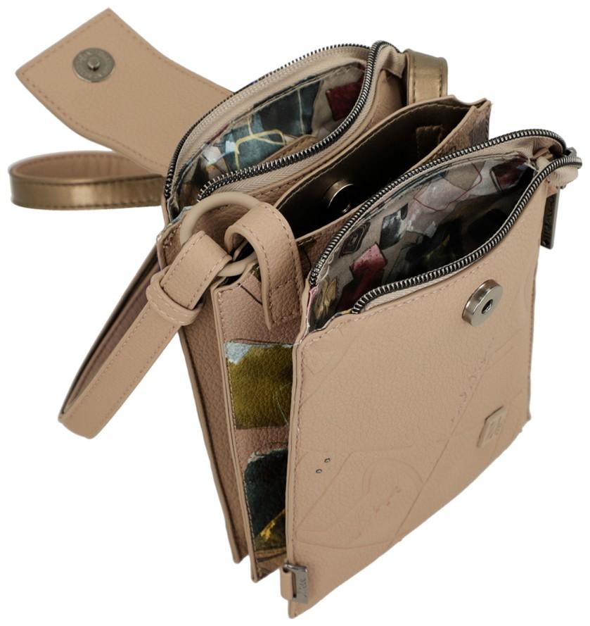 Mini Crossbodybag Handytasche ANEKKE Evolution Real Taupe