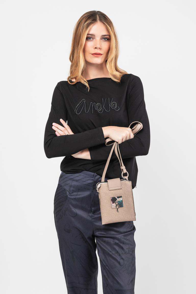 Mini Crossbodybag Handytasche ANEKKE Evolution Real Taupe