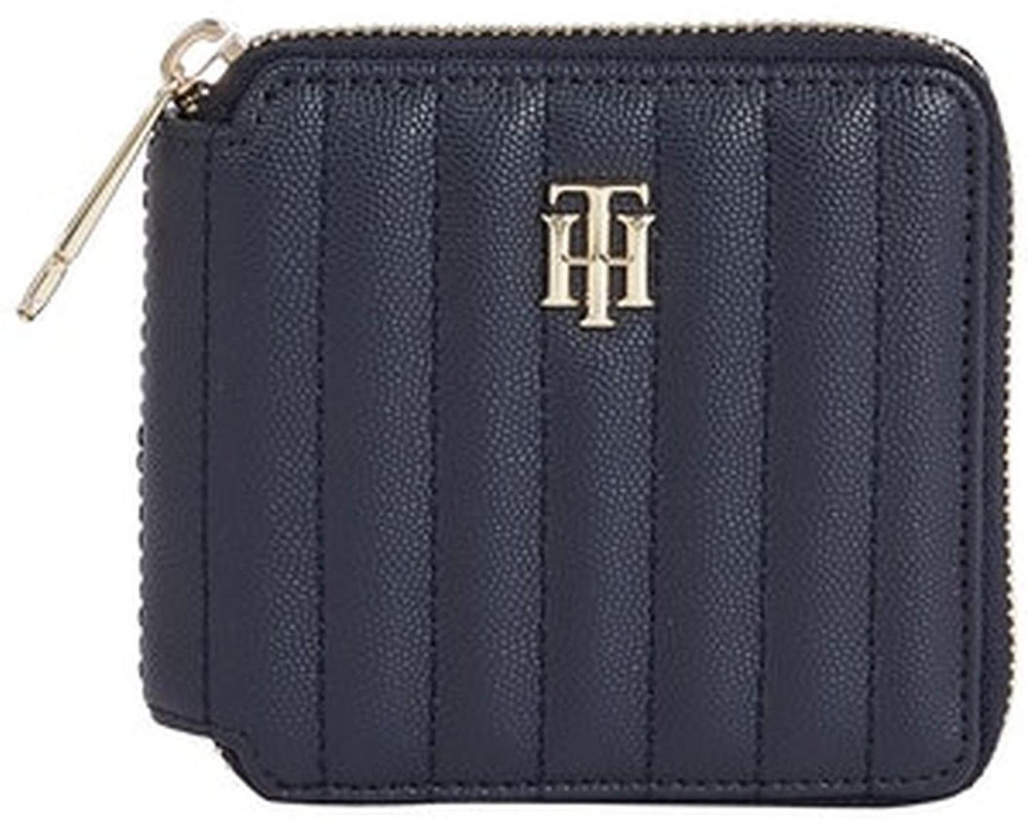 Minibörse im Stepp Design Tommy Hilfiger Timeless Med Wallet Quilted Space Blue