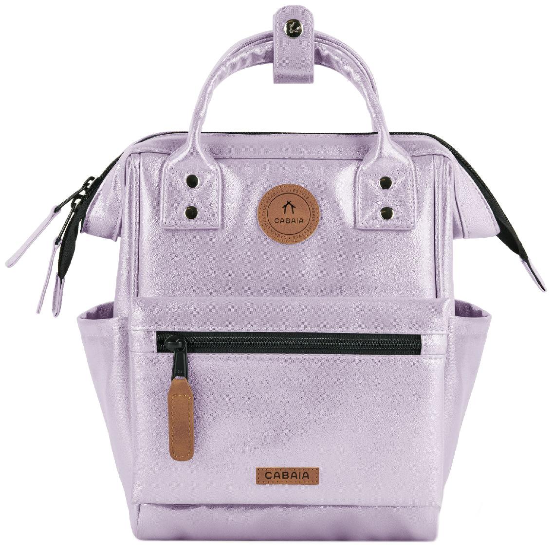 Minirucksack Cabaia lila Capri XS schimmernd Molle