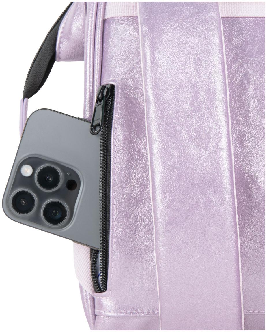 Minirucksack Cabaia lila Capri XS schimmernd Molle