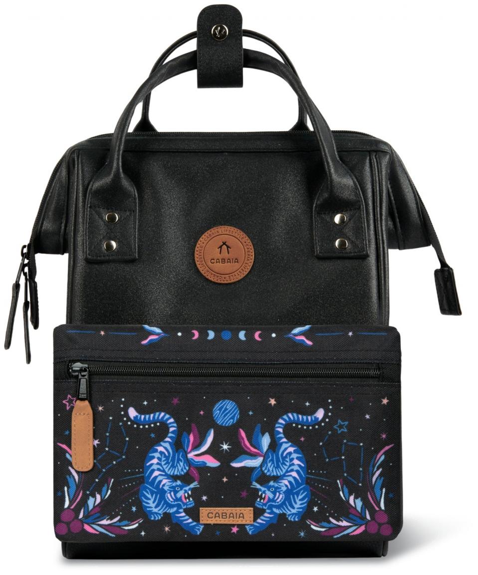 Minirucksack schwarz Glitzer Limited Edition Jupiter Cabaia Adventurer Small