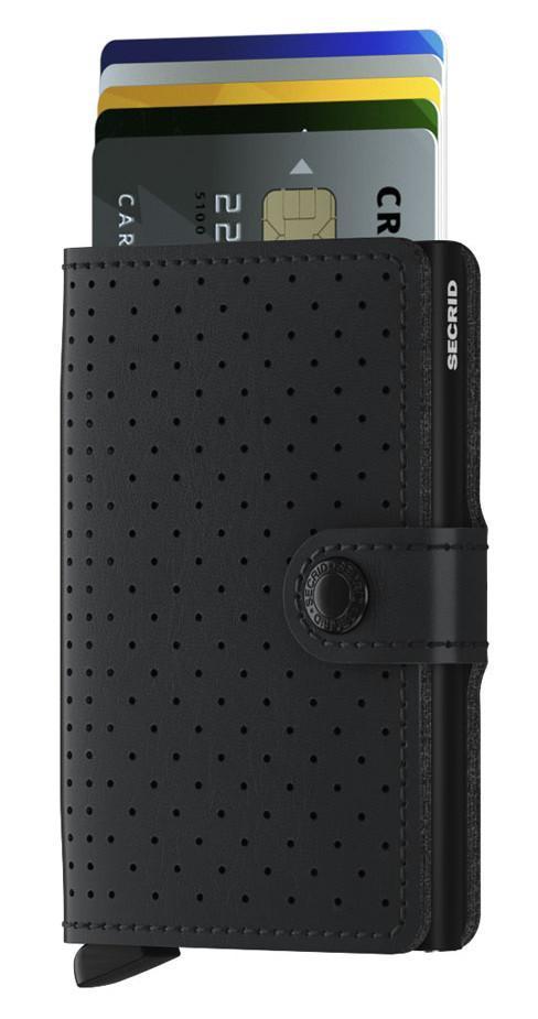 Miniwallet Kartenetui Perforated Black schwarz gelocht Secrid