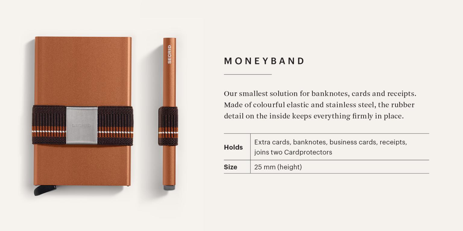 Moneyband Rainbow Secrid bunt rot violett blau grün gelb orange