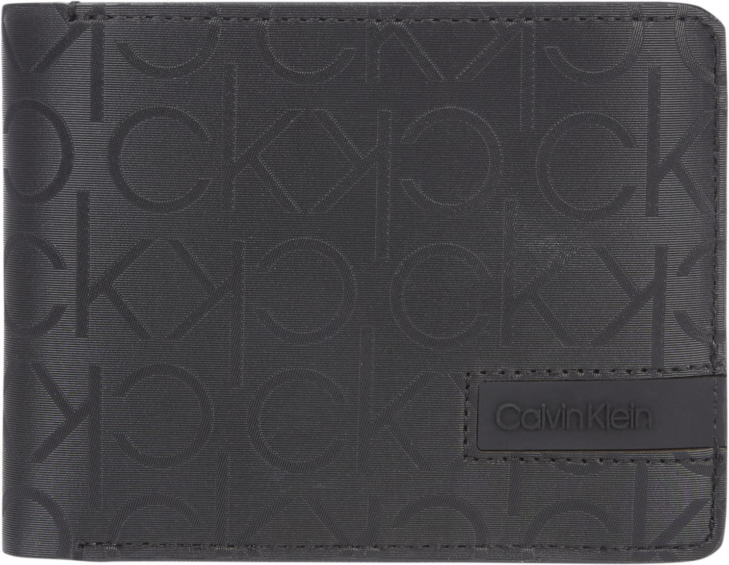 Monogram Brieftasche Herren Calvin Klein Trifold Coin RFID