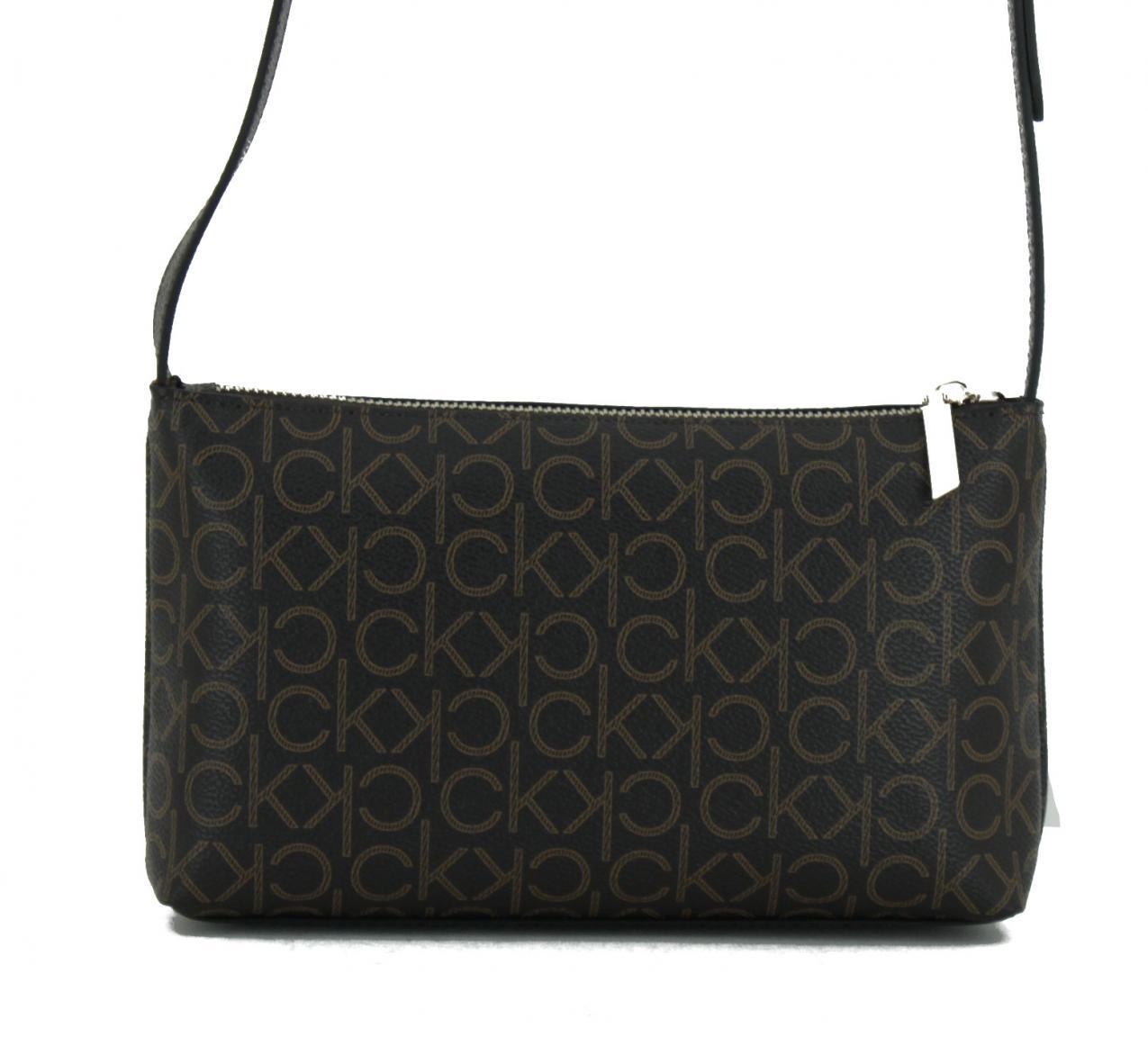 Monogrammprint schwarze Umhängetasche CK Must Crossbody Calvin Klein