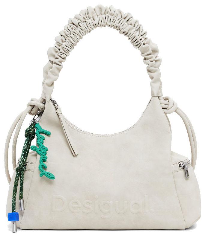 Montville beige Piedra geräumige Handtasche Desigual Steingrau Zugband