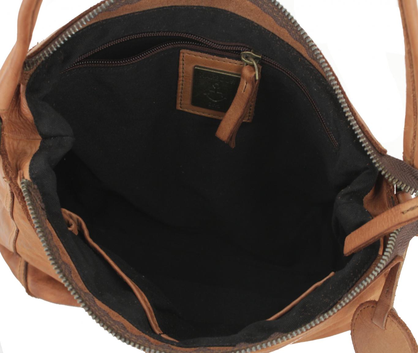 Move Harbour 2nd Handtasche Ash schwarz Leder Anker New Lines
