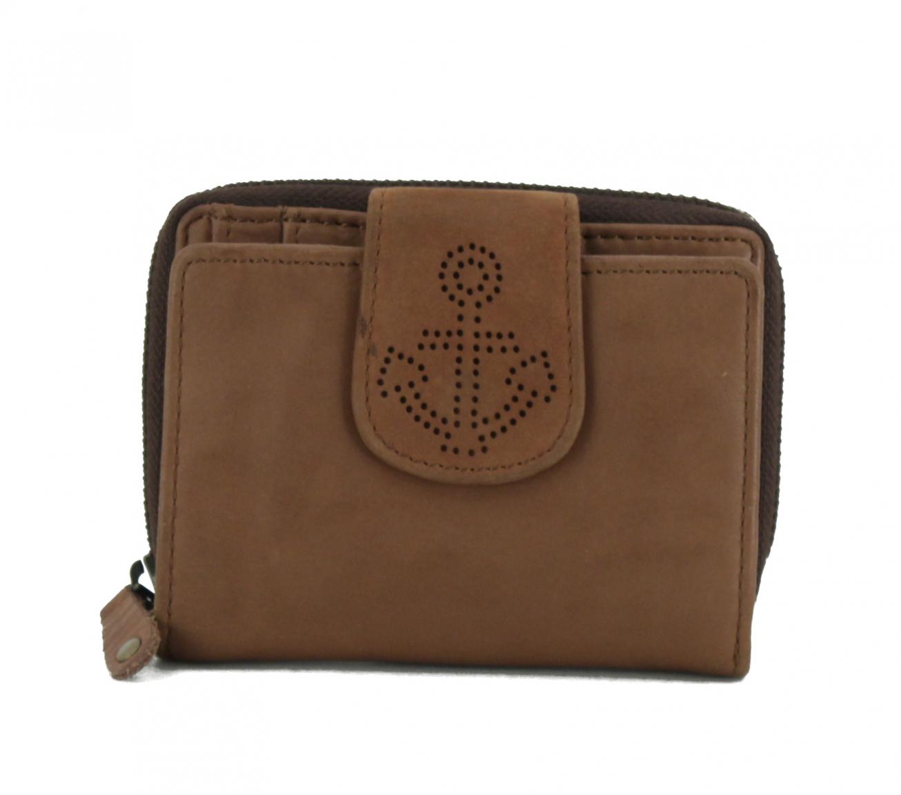 Münzbörse Harbour2nd New Line Brown Atlantis braun