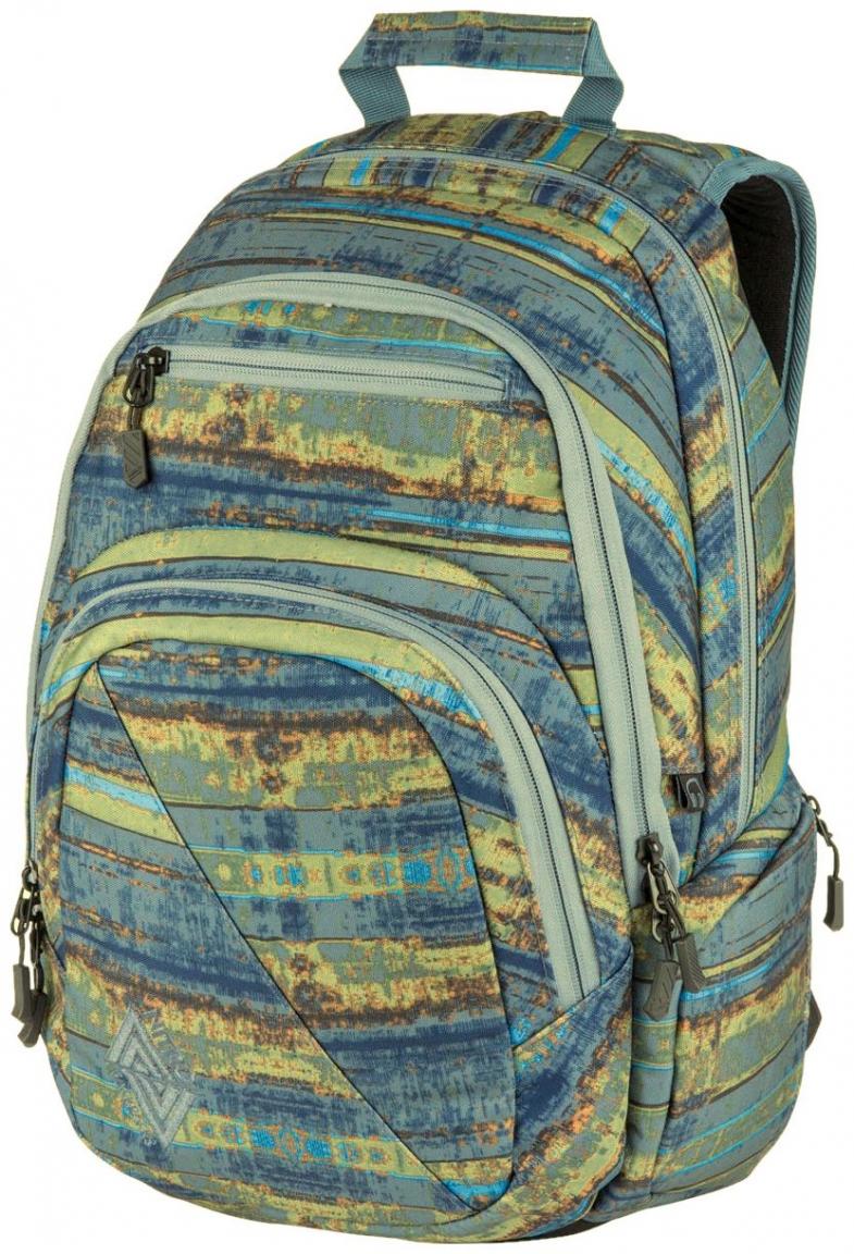 NITRO Jugendrucksack Retro Stash 29 Frequency Blue Bunt