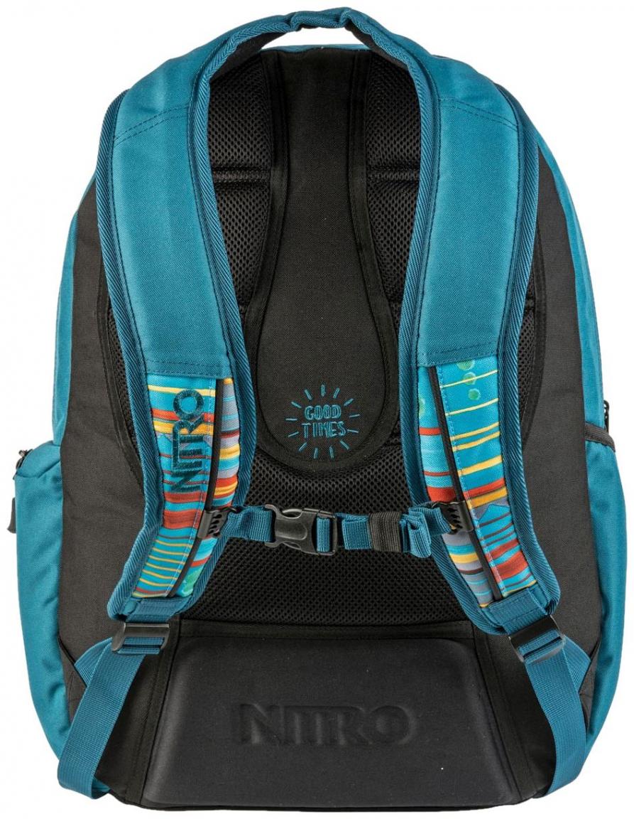 NITRO Tagesrucksack Hero Chili Rot Perlon Skateboard