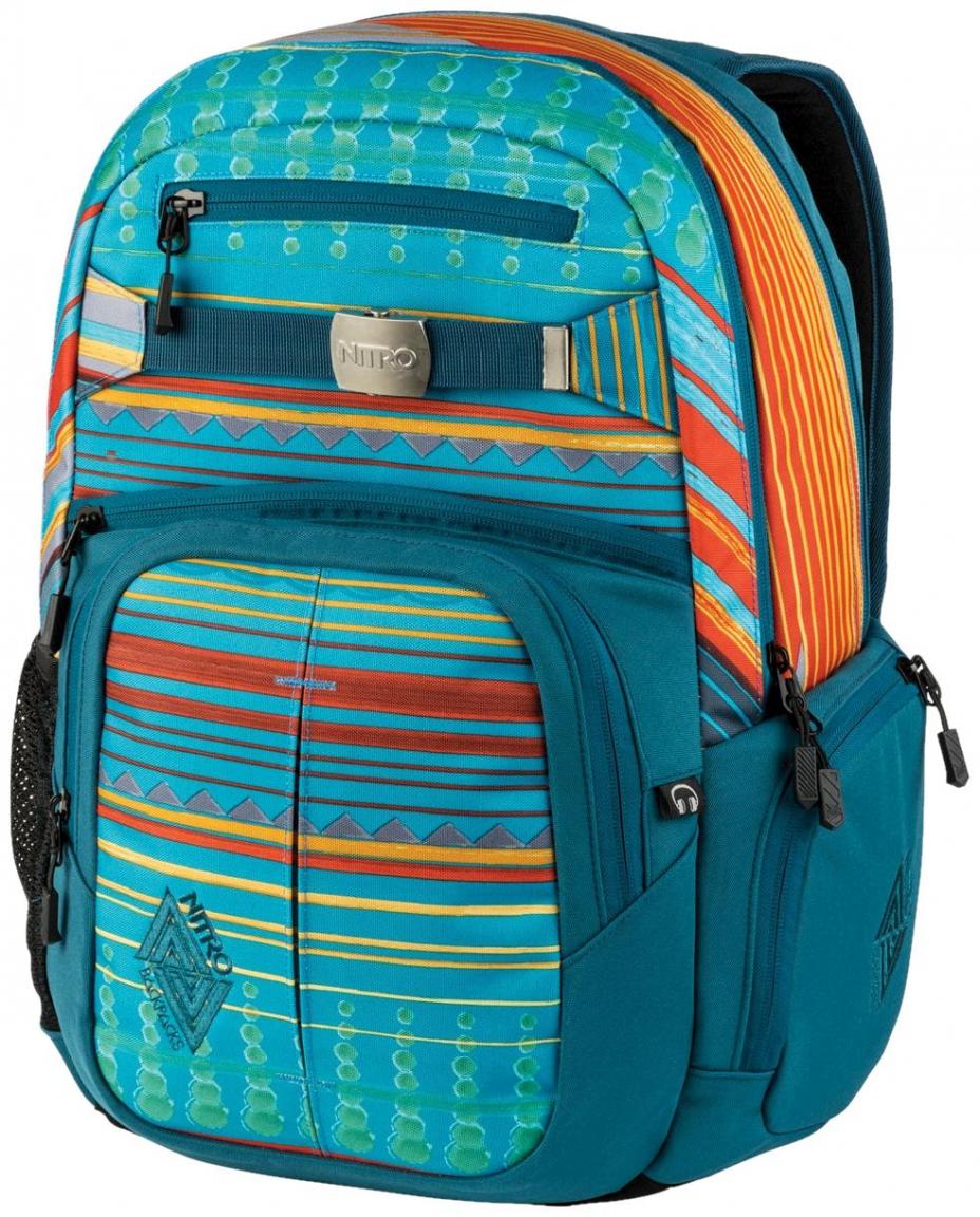 NITRO Tagesrucksack Hero Chili Rot Perlon Skateboard