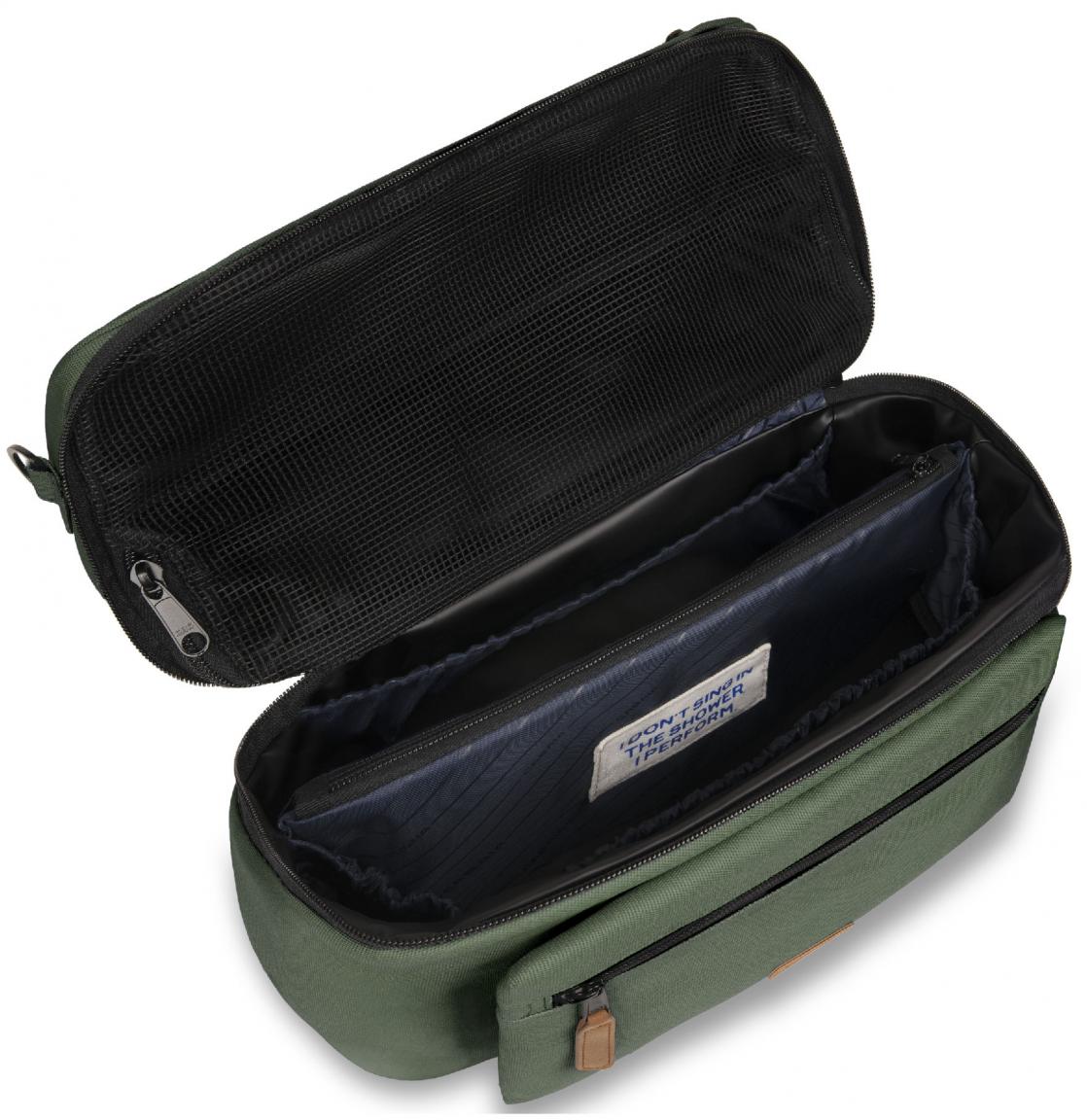 Necessaire dunkelgrün Coromandel Cabaia Netzfach Molle