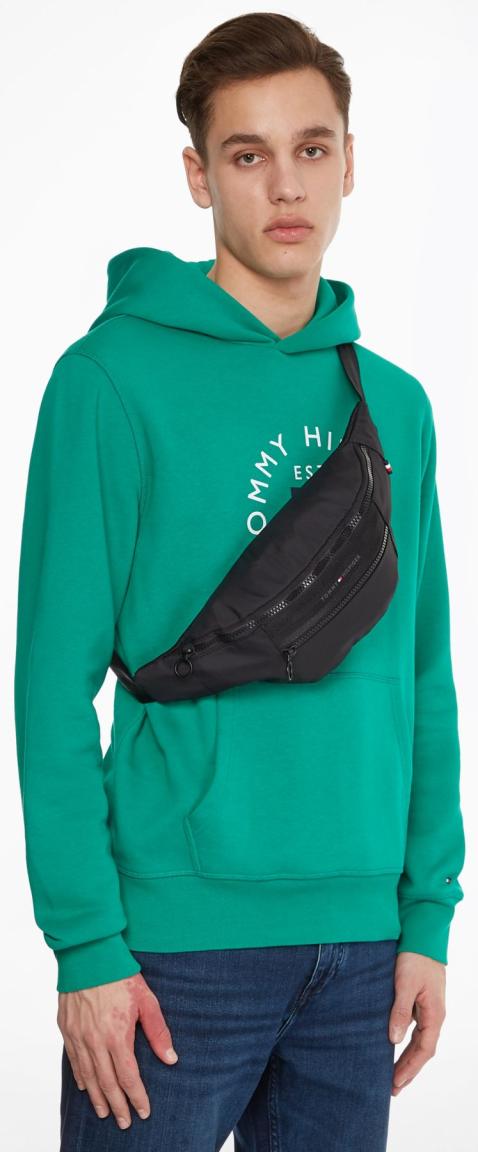 Nylon Bumbag Black Tommy Hilfiger Horizon Crossbody Casual Look