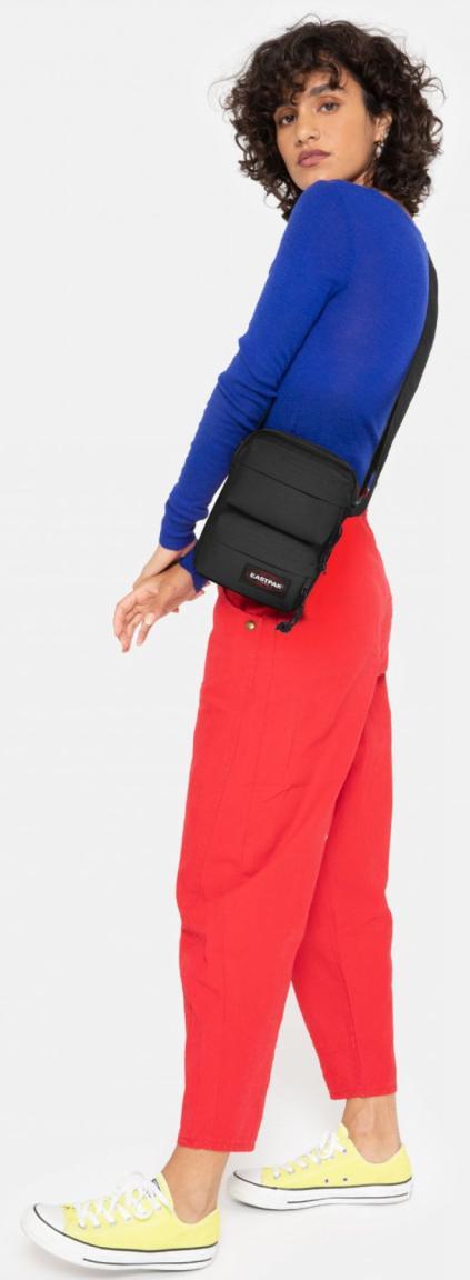 Nylon Crossoverbag Eastpak The One Doubled Schwarz