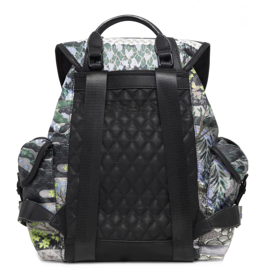 Nylonrucksack Victoria Desigual Explorer Verde Militar grün grau