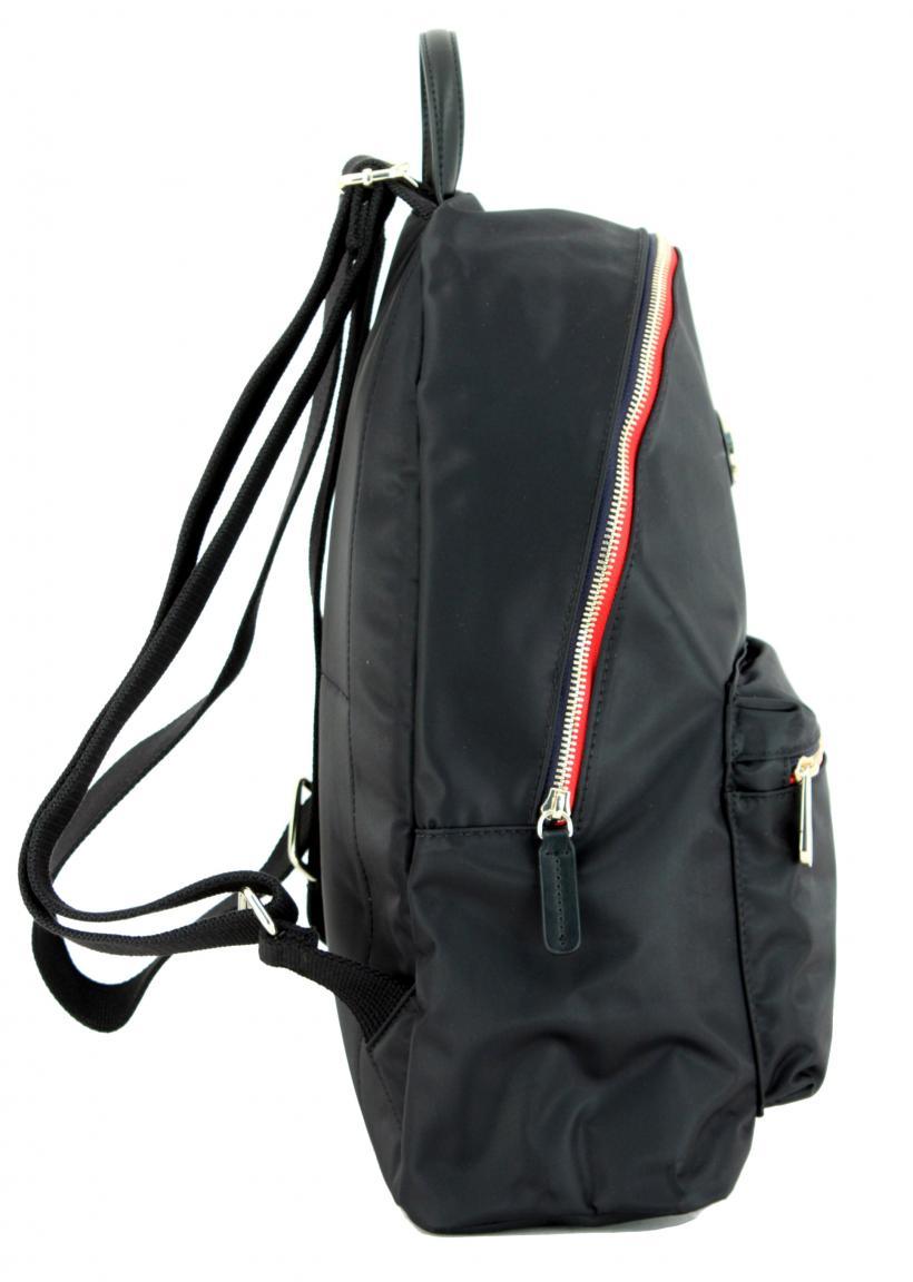 Nylonrucksack für Damen Tommy Hilfiger Poppy Backpack schwarz recycled