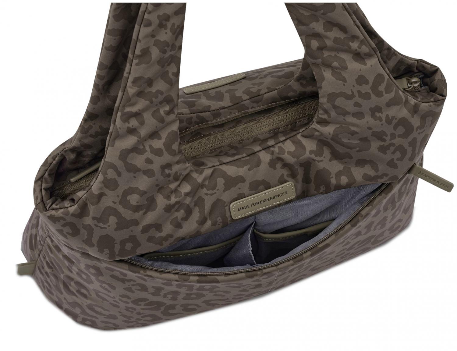 Nylontasche Leo Skara KAPTEN und Son Dark Brown