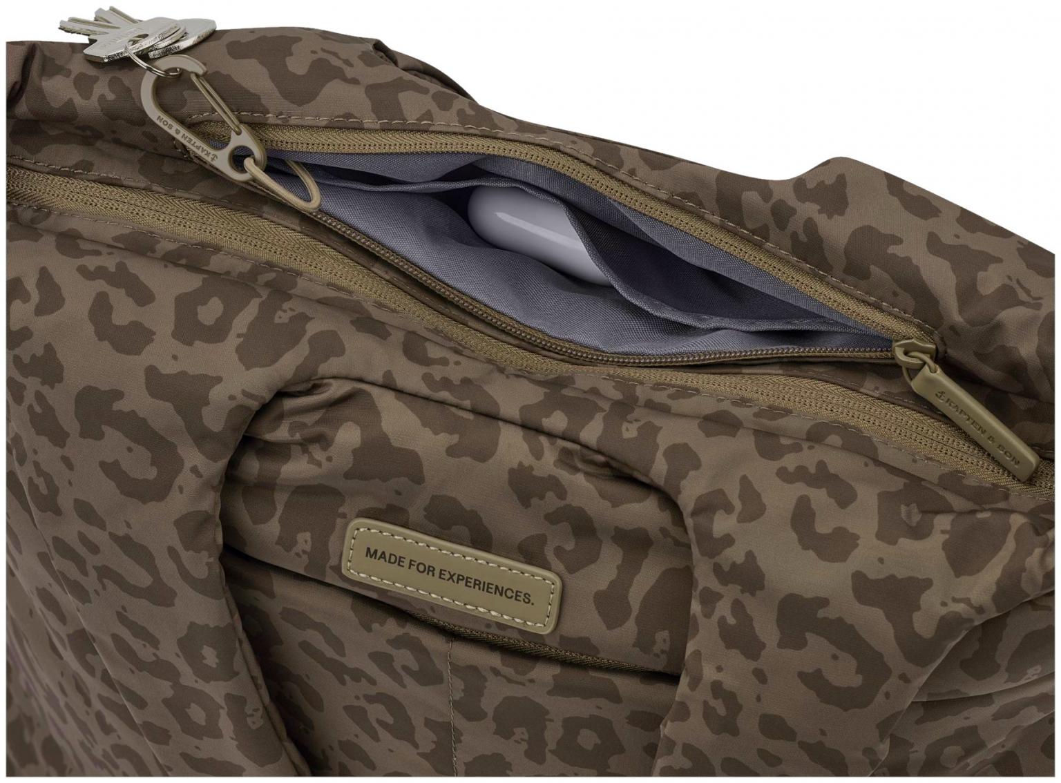 Nylontasche Leo Skara KAPTEN und Son Dark Brown