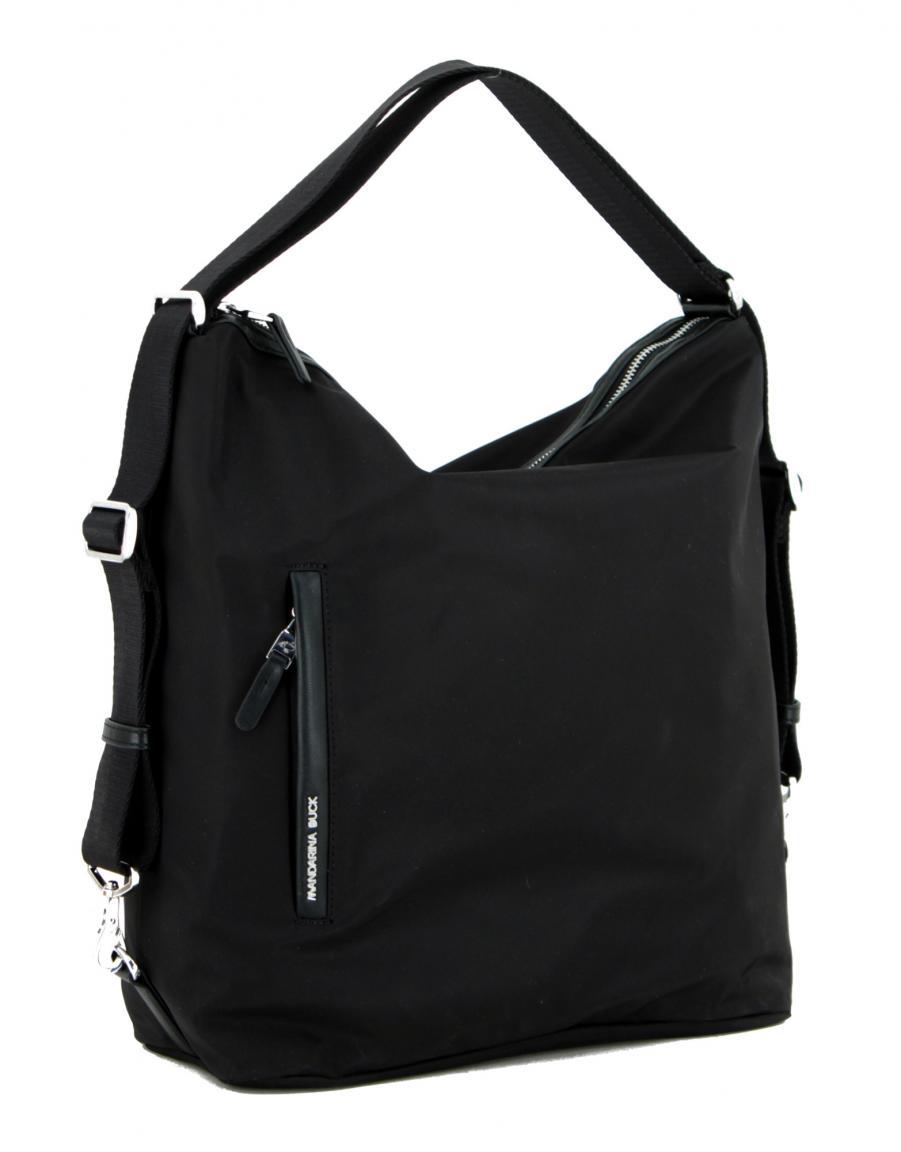 Nylontasche Tracolla Mandarina Duck Hunter schwarz Rucksack