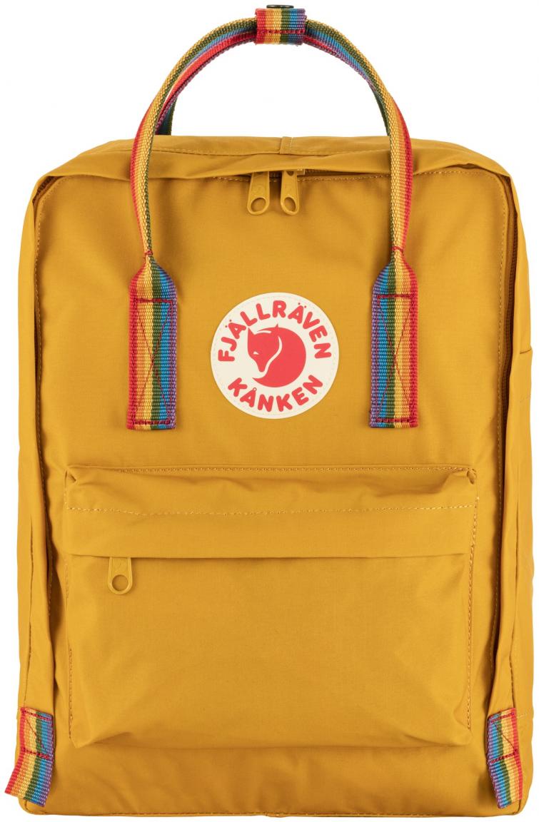 Outdoorrucksack Fjällräven Kanken Rainbow Ochre dunkelgelb