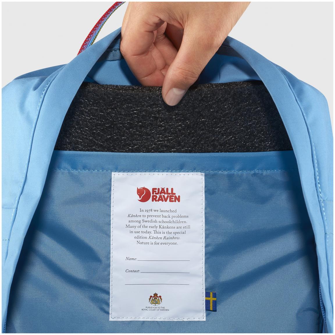 Outdoorrucksack Fjällräven Kanken Rainbow Ochre dunkelgelb