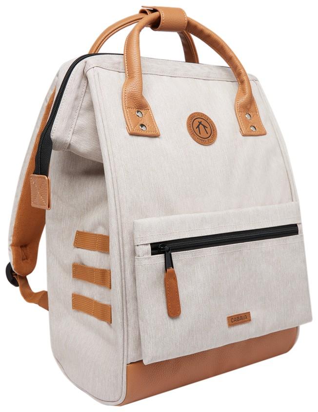 Outdoorrucksack hellbeige Cabaia Adventurer Arequipa wechselbare Fronttasche