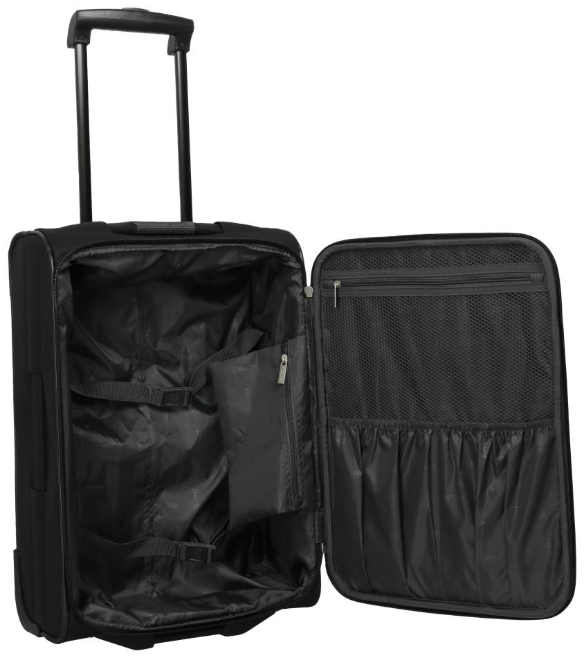 Paklite Handgepäcktrolley Orlando S 53cm schwarz 2-Rad-Koffer