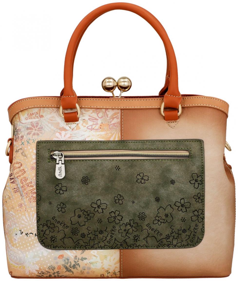 Peace & Love Camel Henkeltasche Bügelverschluss Hippie Anekke